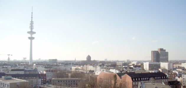 Hamburg, Blick auf den Fernsehturm