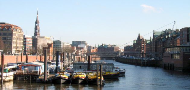 Hamburg Michel und Speicherstadt