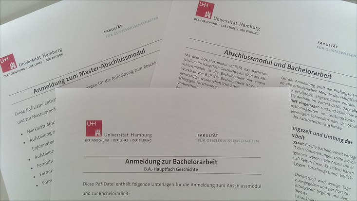 Anmeldung Zum Bachelor Und Master Abschlussmodul Universitat Hamburg